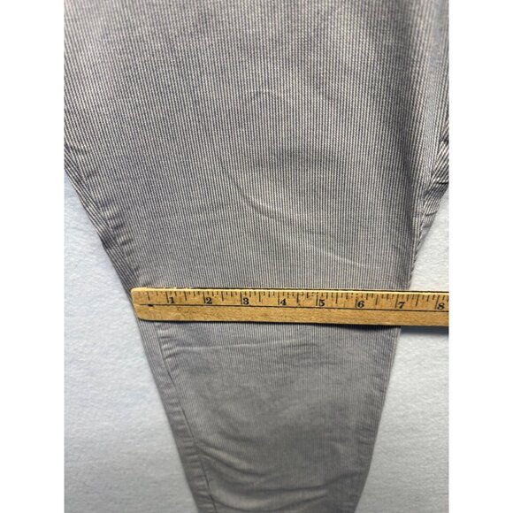 Gap Womens Mid-Rise Striped Ankle Pants With Button Front Size 0 - Picture 7 of 9